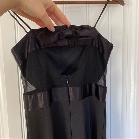 Arianna by Teresa Page Long Black Dress - Picture 5 of 7